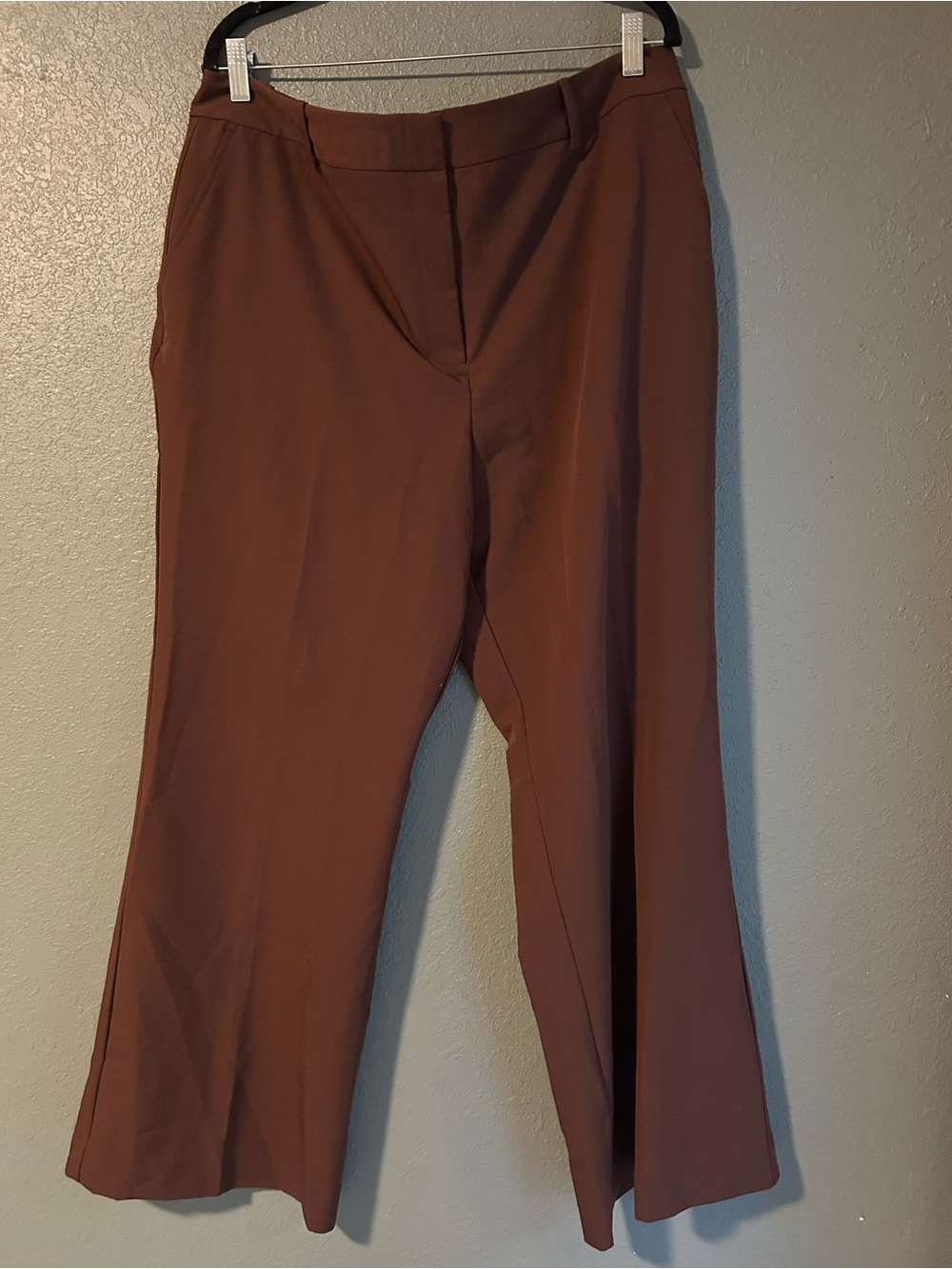 Worthington brown trouser pants in a 18P #wideleg #workwear